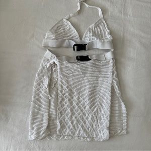 Coco Fields Boutique White Alaska Set